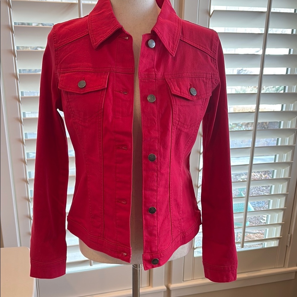 Lee Riders Women's Red Denim Jacket